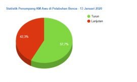 Statistik Penumpang Kapal Pelni di Pelabuhan Benoa