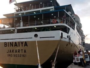 Jadwal Kapal Pelni KM Binaiya Mei 2023