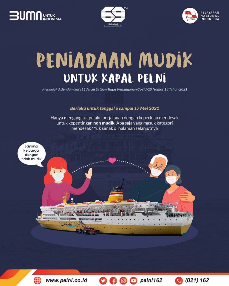 Naik Kapal Pelni Saat Dilarang Mudik 2021