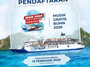 Mudik Gratis Pelni Lebaran 2026 Cuma 2 Rute