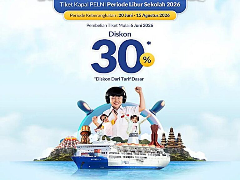 diskon tiket pelni 30 persen